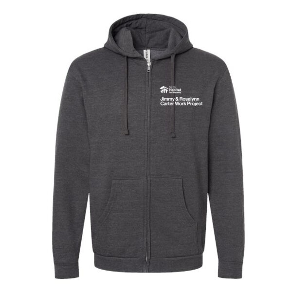 Tultex Full Zip Hooded Sweatshirt - Printed Logo Thumbnail
