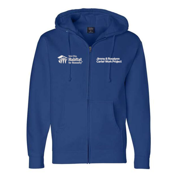 Independent Trading Co. Heavyweight Full-Zip Hooded Sweatshirt - Embroidered Logos Thumbnail