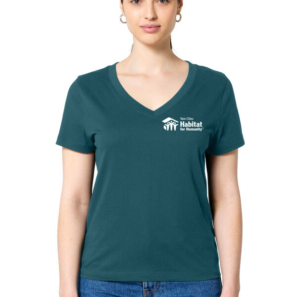 Stanley/Stella Women's Stella Isla V-Neck Tee - Screen Print Logo Thumbnail