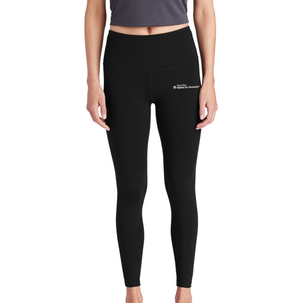 Sport-Tek Women's High Rise 7/8 Legging - Embroidered Logo Thumbnail