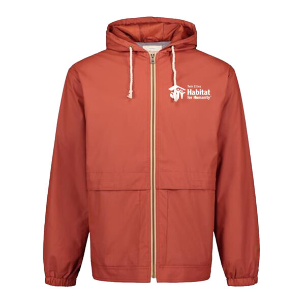 Weatherproof Unisex Vintage Hooded Rain Jacket - Screen Print Logo Thumbnail