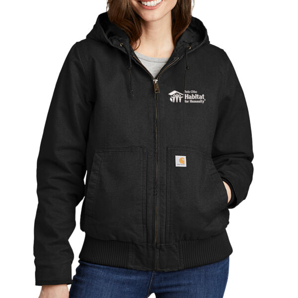 Carhartt Women's Washed Duck Active Jac - Embroidered Logo Thumbnail