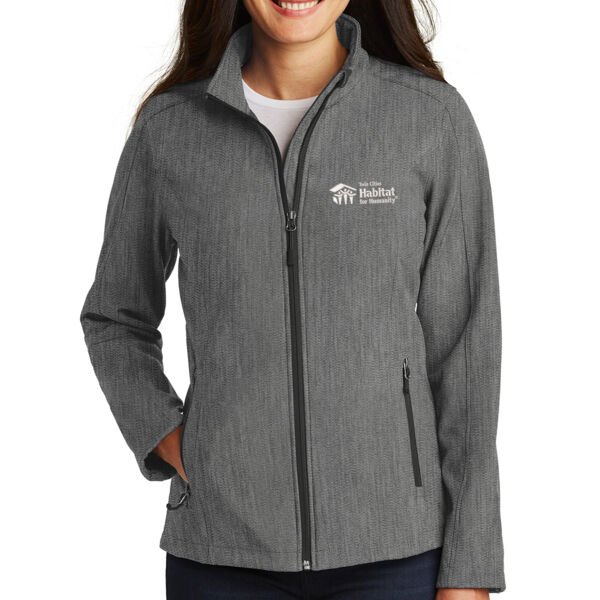 Port Authority Ladies Core Soft Shell Jacket - Embroidered Logo Thumbnail