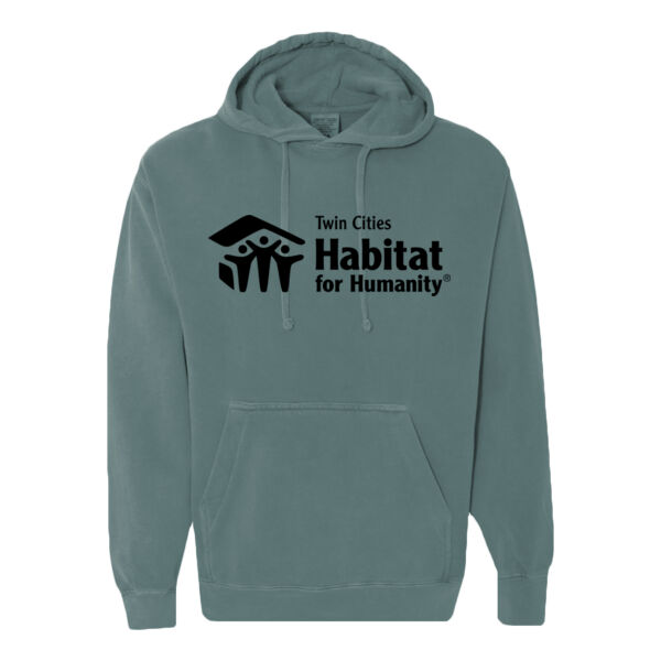 Comfort Colors - Garment-Dyed Hooded Sweatshirt - Printed Logo Thumbnail