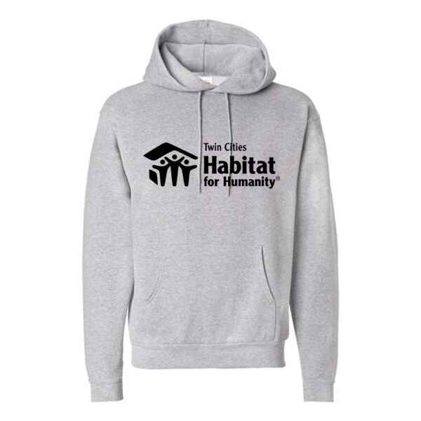 Hanes Ecosmart Hooded Sweatshirt - Printed Logo Thumbnail