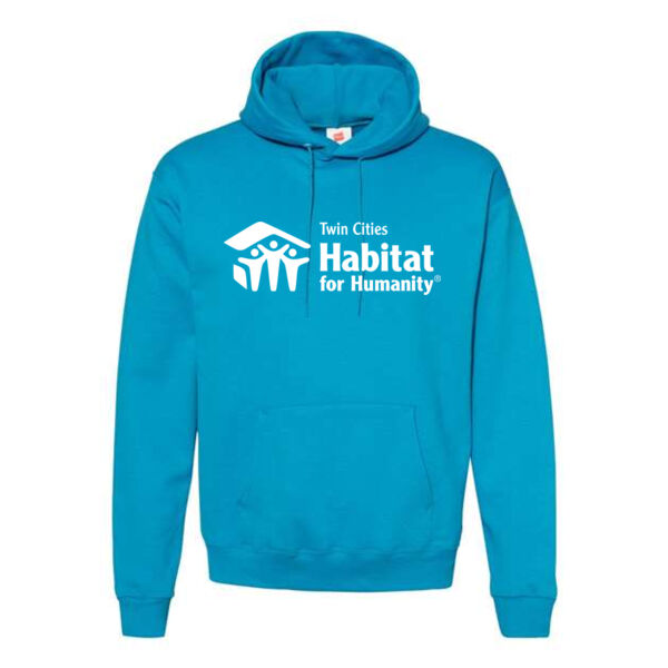 Hanes Ecosmart Hooded Sweatshirt - Printed Logo Thumbnail