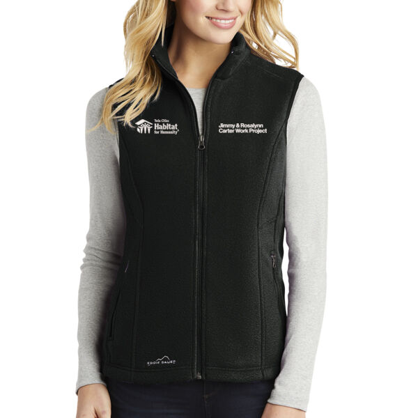 Eddie Bauer Ladies Fleece Vest - Embroidered Logos Thumbnail
