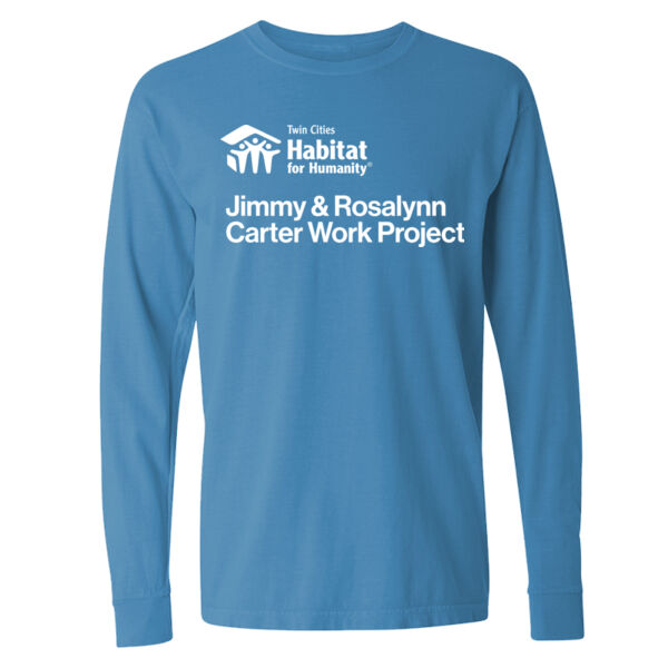 Comfort colors Garment Dyed Heavyweight Long Sleeve T-Shirt - Printed Logo Thumbnail