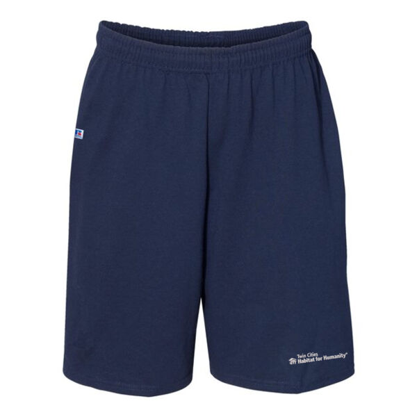 Russell Athletic - Cotton Classic Jersey Shorts with Pockets - Embroidered Logo Thumbnail