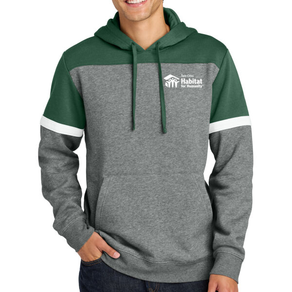 Sport-Tek Drive Fleece Colorblock Hoodie - Screen Print Logo Thumbnail