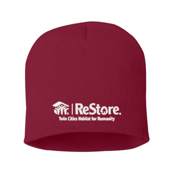 8" Beanie - Embroidered Logo Thumbnail