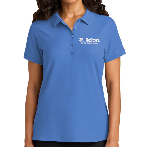 Port Authority® Women’s Wearever Signature Pique Polo - Embroidered Logo Thumbnail