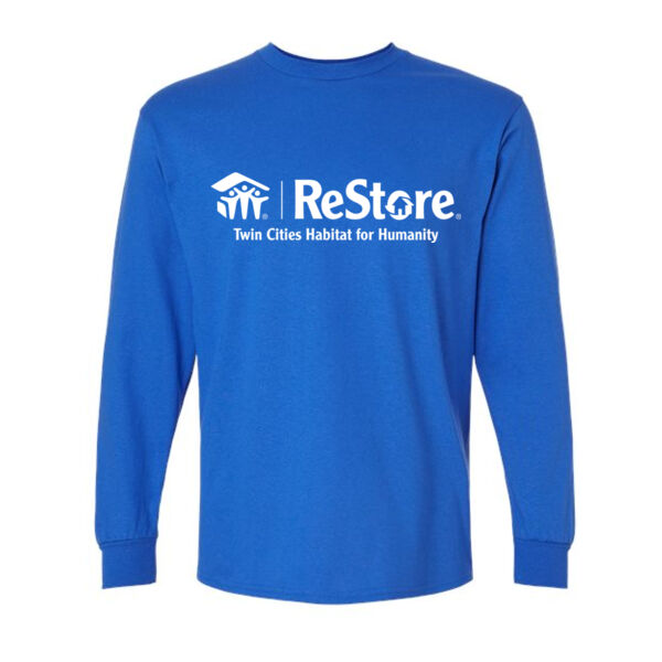 Unisex Ultra Cotton® Long Sleeve T-Shirt - Printed Logo Thumbnail