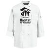 Eight Knot Button Chef Coat with Thermometer Pocket Thumbnail