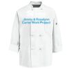 Eight Knot Button Chef Coat with Thermometer Pocket Thumbnail