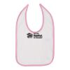 Infant Contrast Trim Premium Jersey Bib Thumbnail