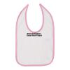 Infant Contrast Trim Premium Jersey Bib Thumbnail