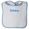 Infant Contrast Trim Terry Bib Thumbnail