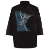 Ten Pearl Button Black Chef Coat Thumbnail